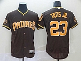 Padres 23 Fernando Tatis Jr. Brown 50th Anniversary FlexBase Jersey,baseball caps,new era cap wholesale,wholesale hats